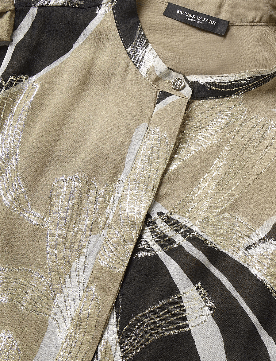 Bruuns Bazaar - SommiBBDiega dress - leaves artwork - 2