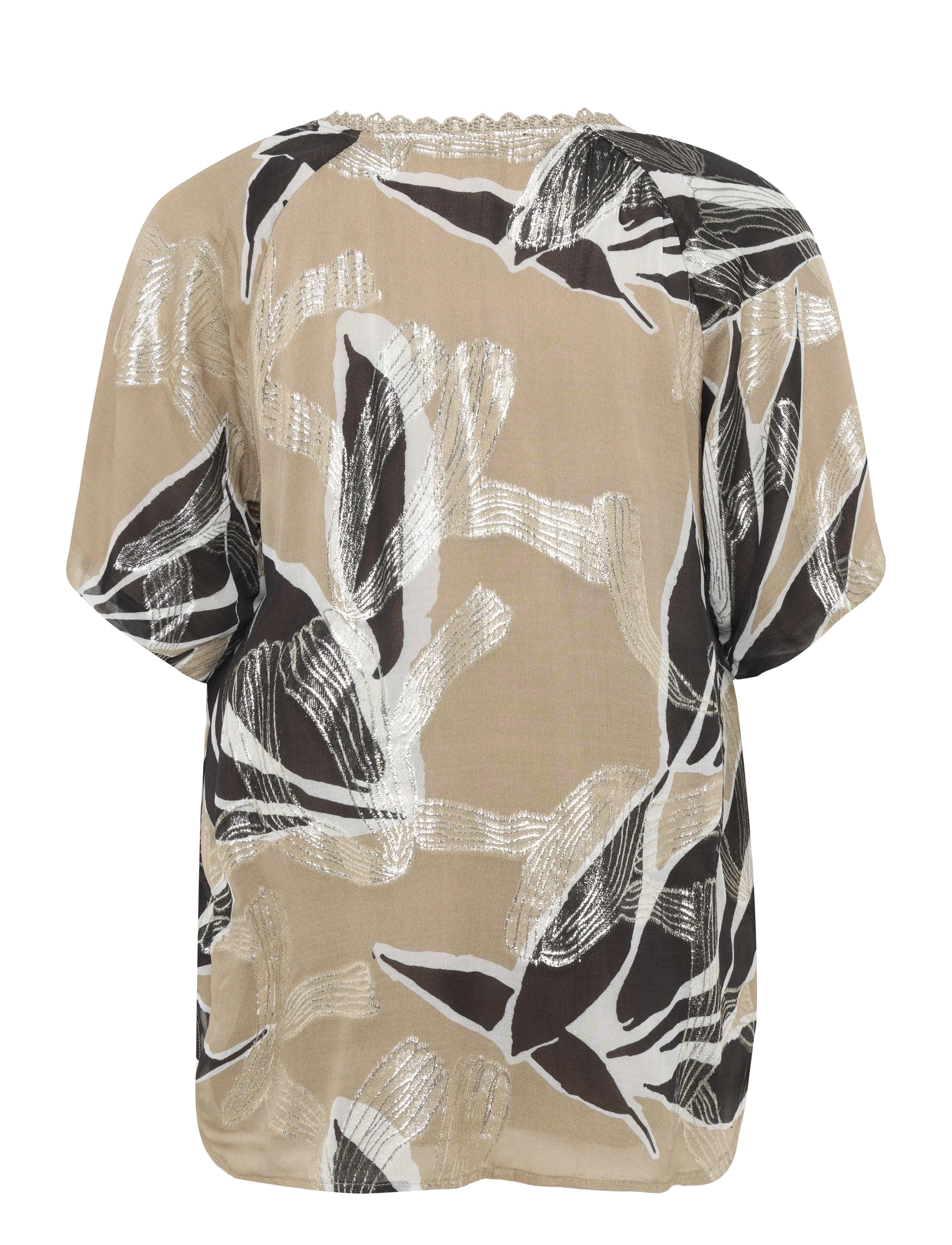 Bruuns Bazaar - SommiBBKarly blouse - leaves artwork - 1