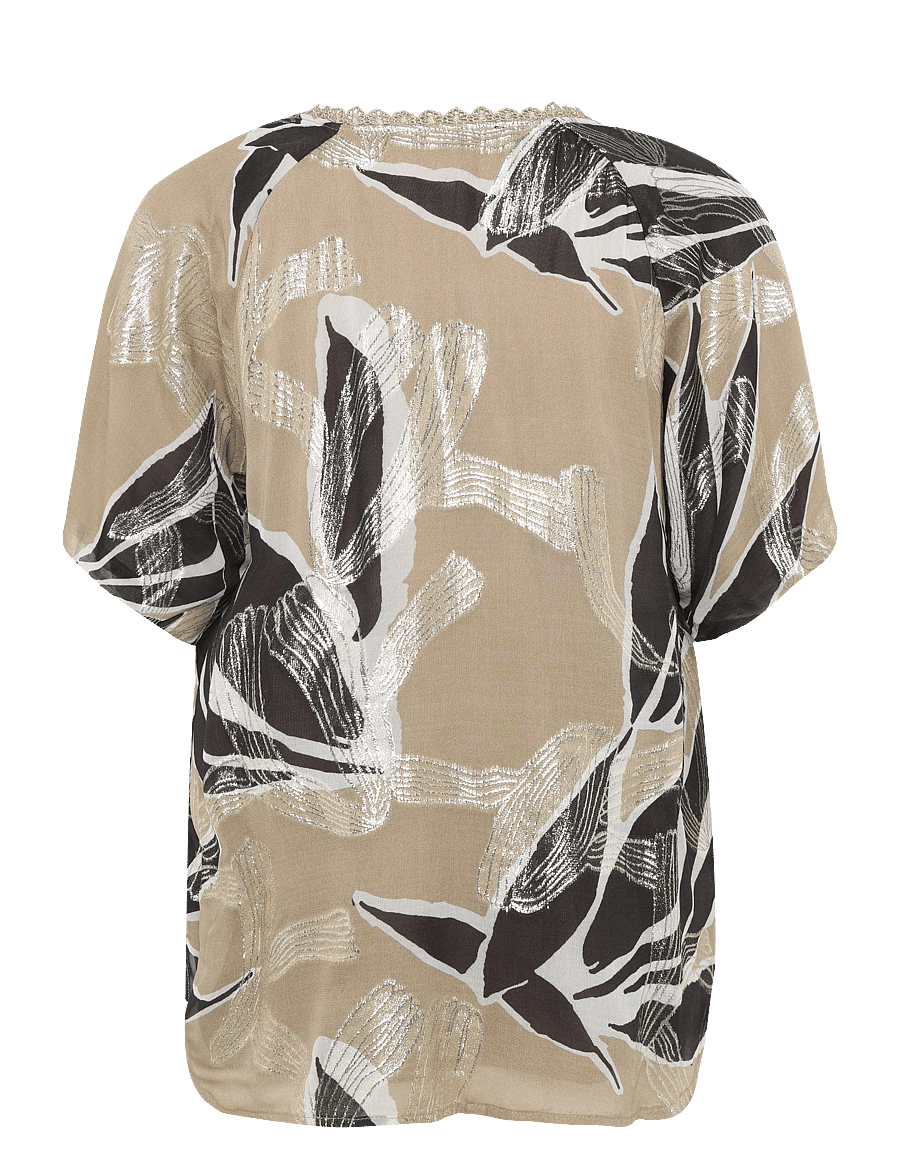 Bruuns Bazaar - SommiBBKarly blouse - leaves artwork - 1