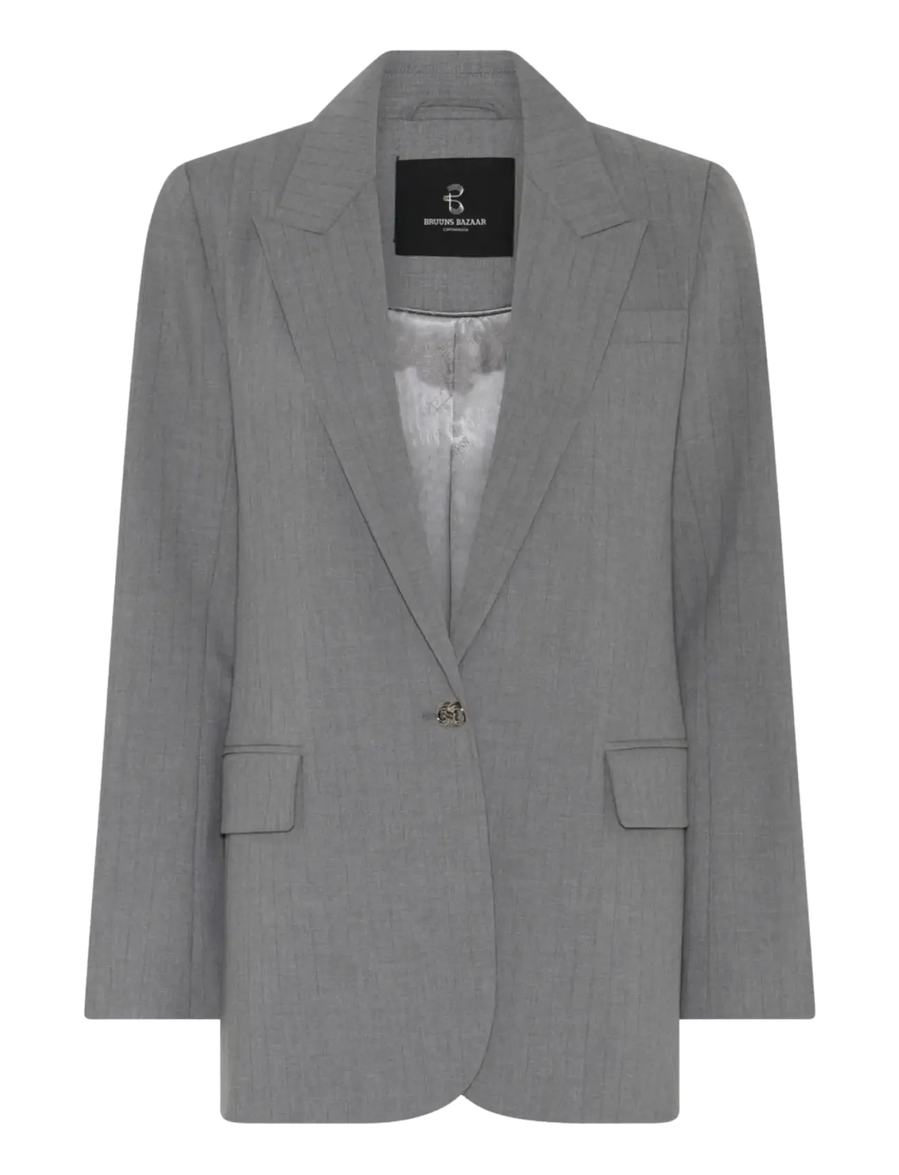 Bruuns Bazaar LataniaBBFrida blazer - Transitional Layering - GREY / grey