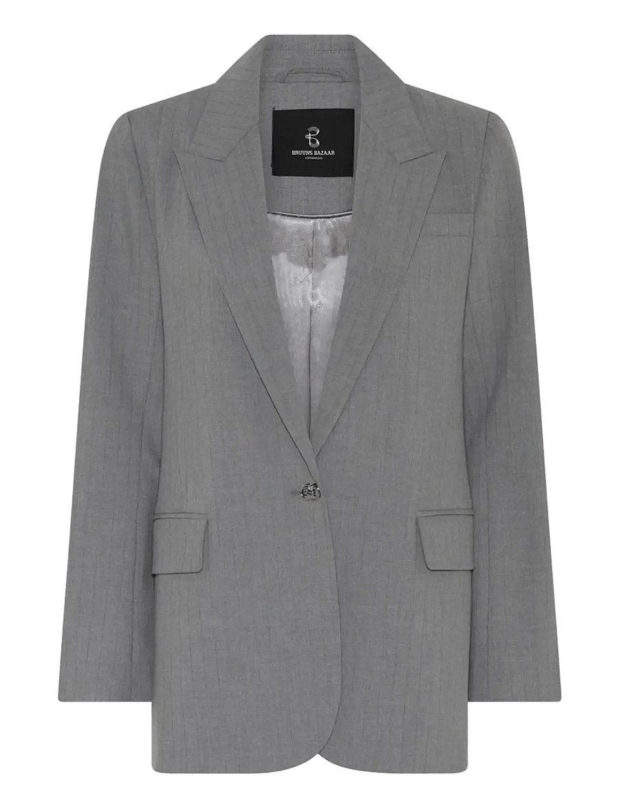 Bruuns Bazaar - LataniaBBFrida blazer - einreihige blazer - grey - 1