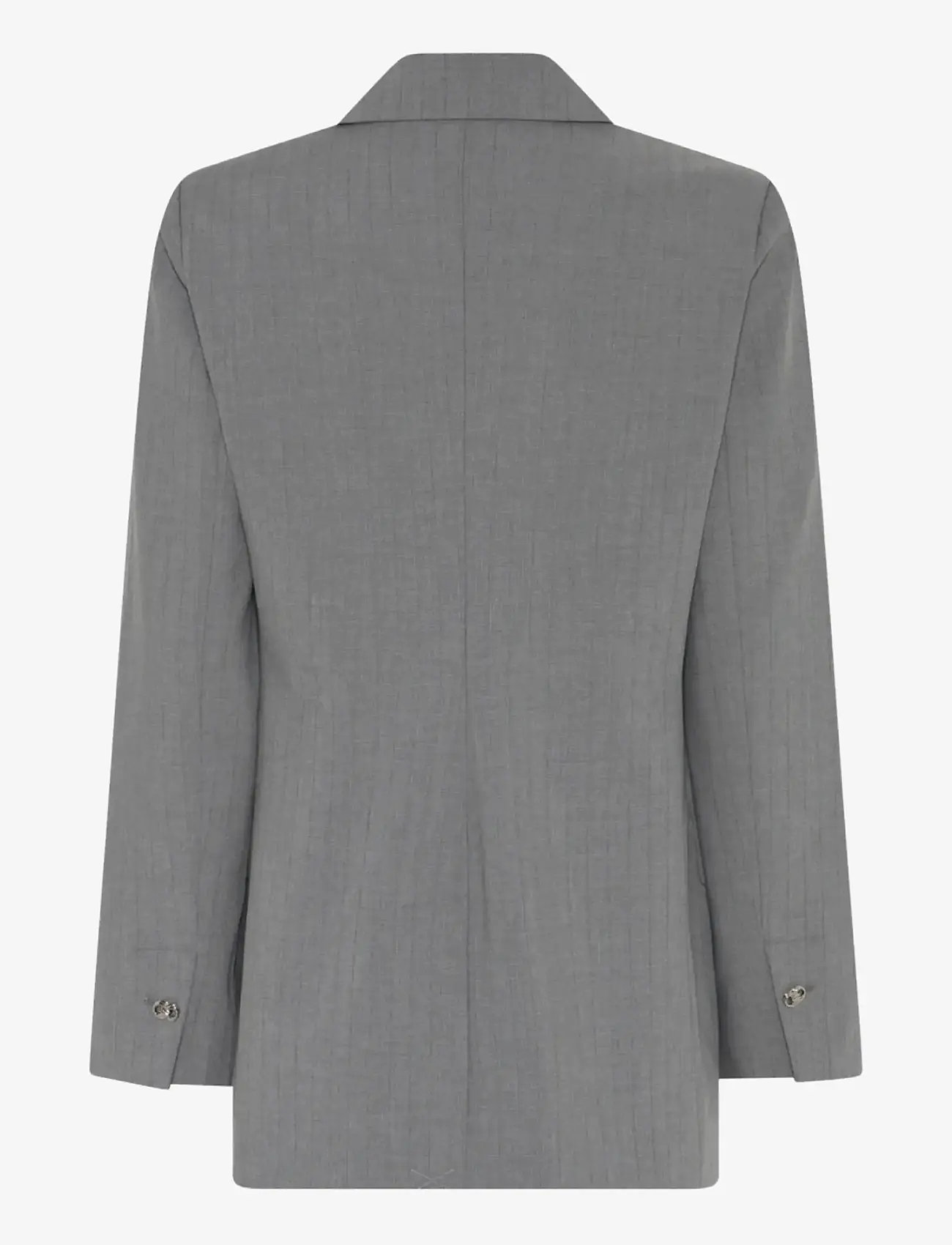 Bruuns Bazaar - LataniaBBFrida blazer - enkelknäppta kavajer - grey - 2