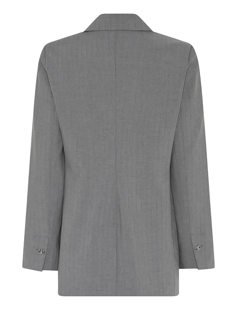 Bruuns Bazaar - LataniaBBFrida blazer - enkelknäppta kavajer - grey - 2