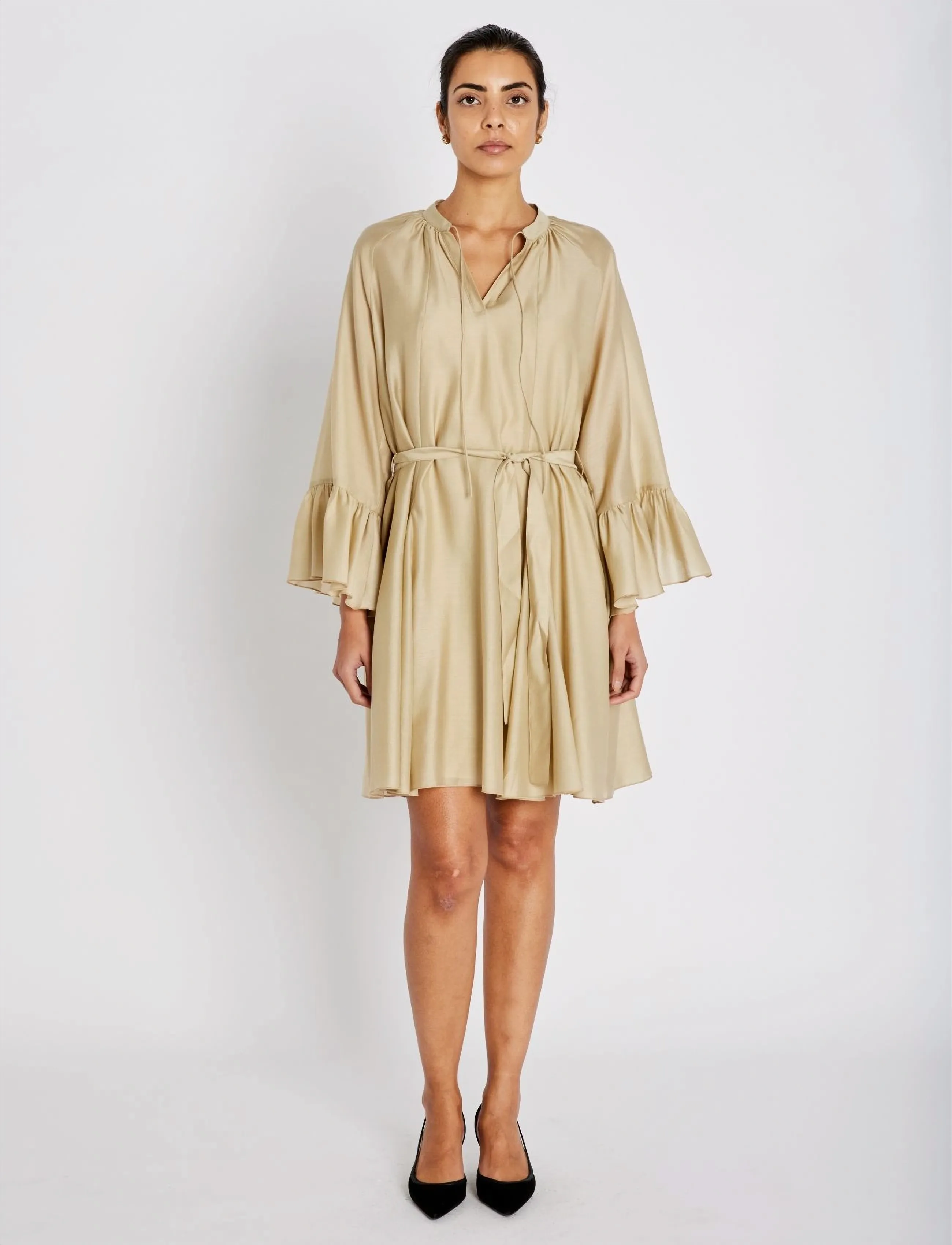 Bruuns Bazaar NengaBBSyrena dress - Jurken - LIGHT CAMEL / beige