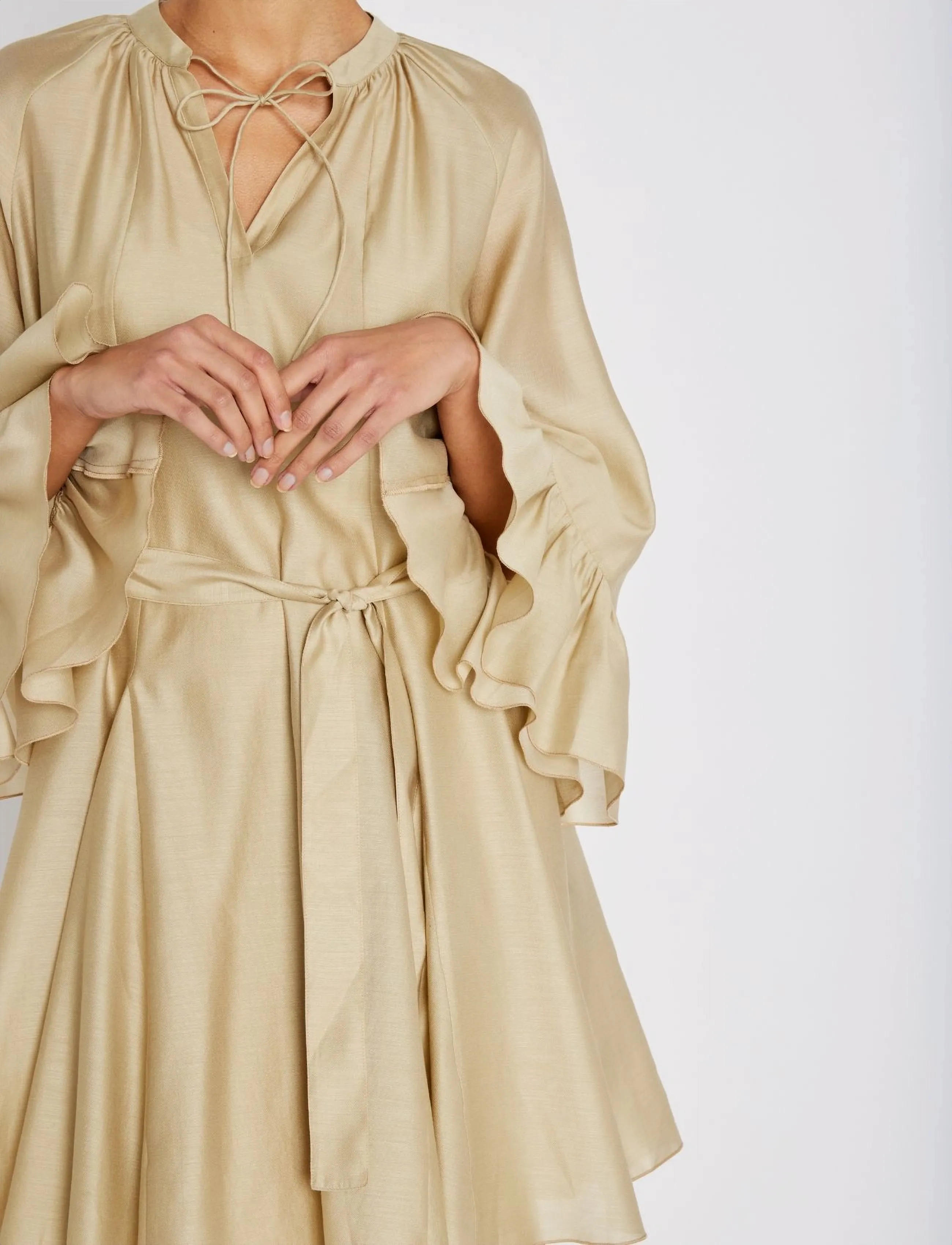 Bruuns Bazaar - NengaBBSyrena dress - korte kjoler - light camel - 5