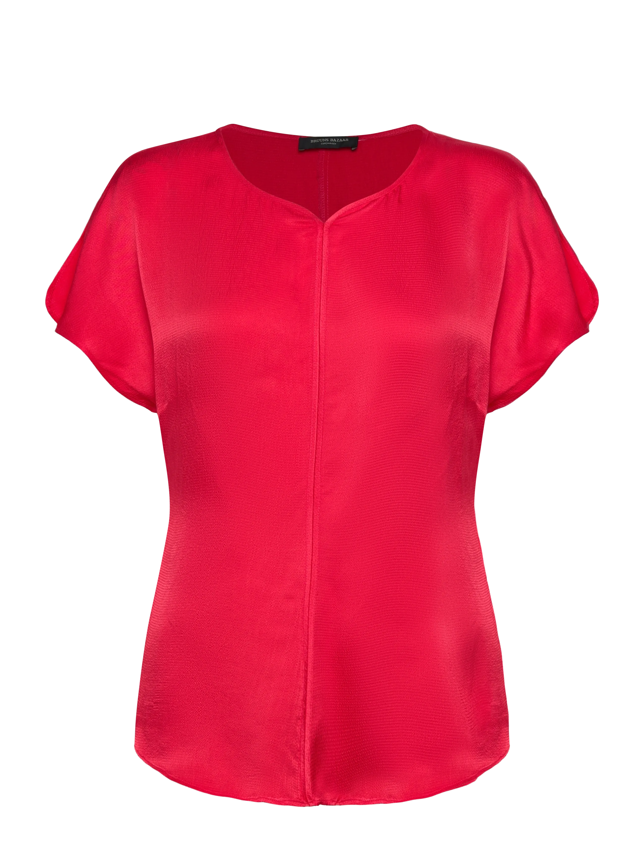 BRUUNS BAZAAR Acarabbzazia Bluse Rot - 42 - Damen
