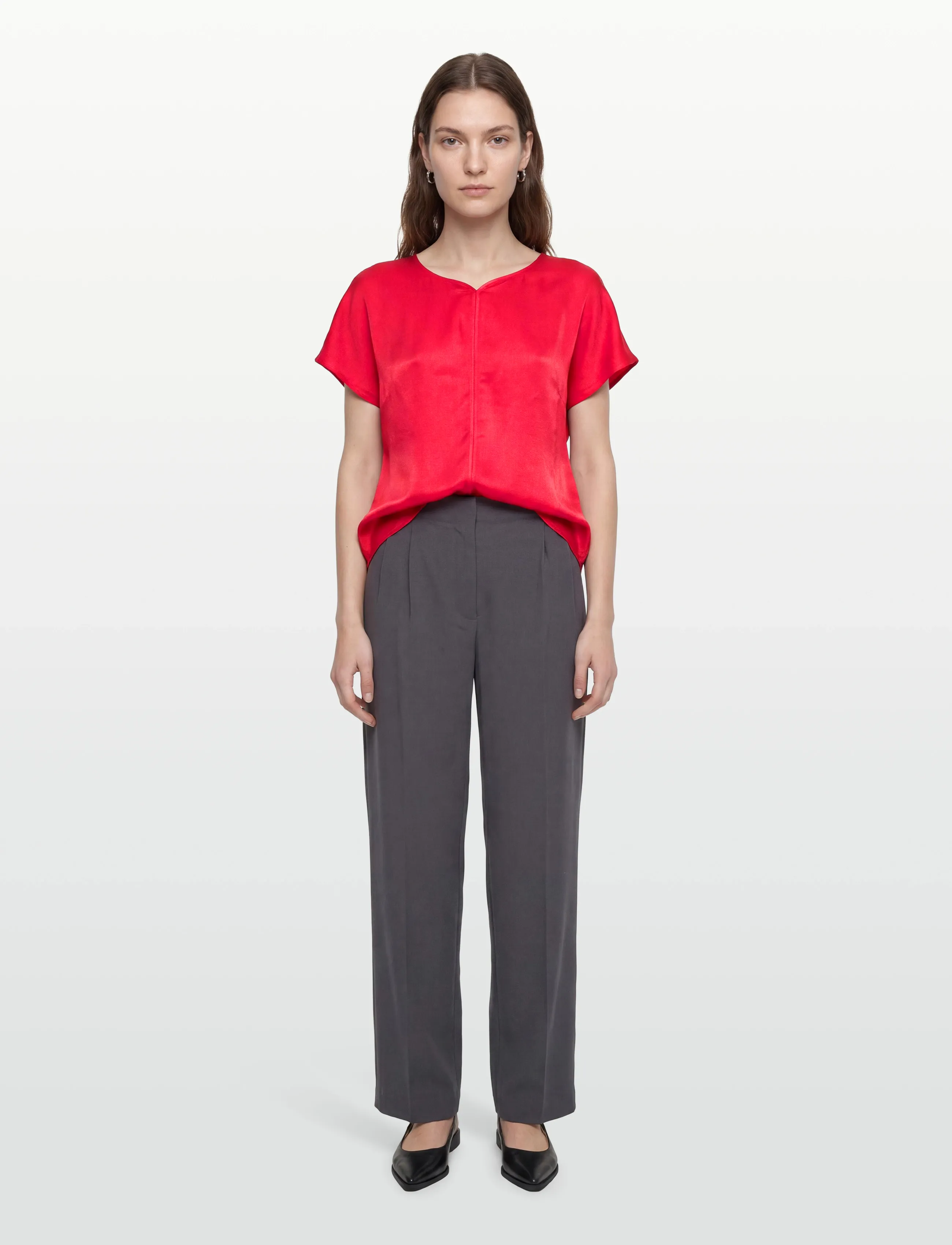 Bruuns Bazaar AcaraBBZazia blouse - Blusen - TRUE RED / red