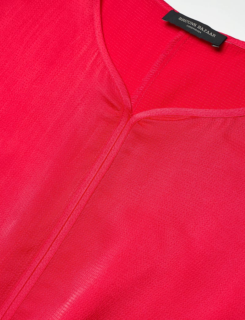 Bruuns Bazaar - AcaraBBZazia blouse - kurzämlige blusen - true red - 2