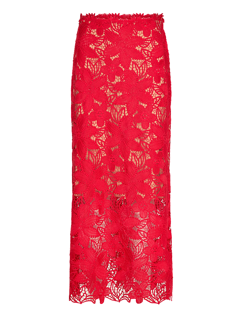 Bruuns Bazaar - NypaBBJoani skirt - midi nederdele - true red - 1