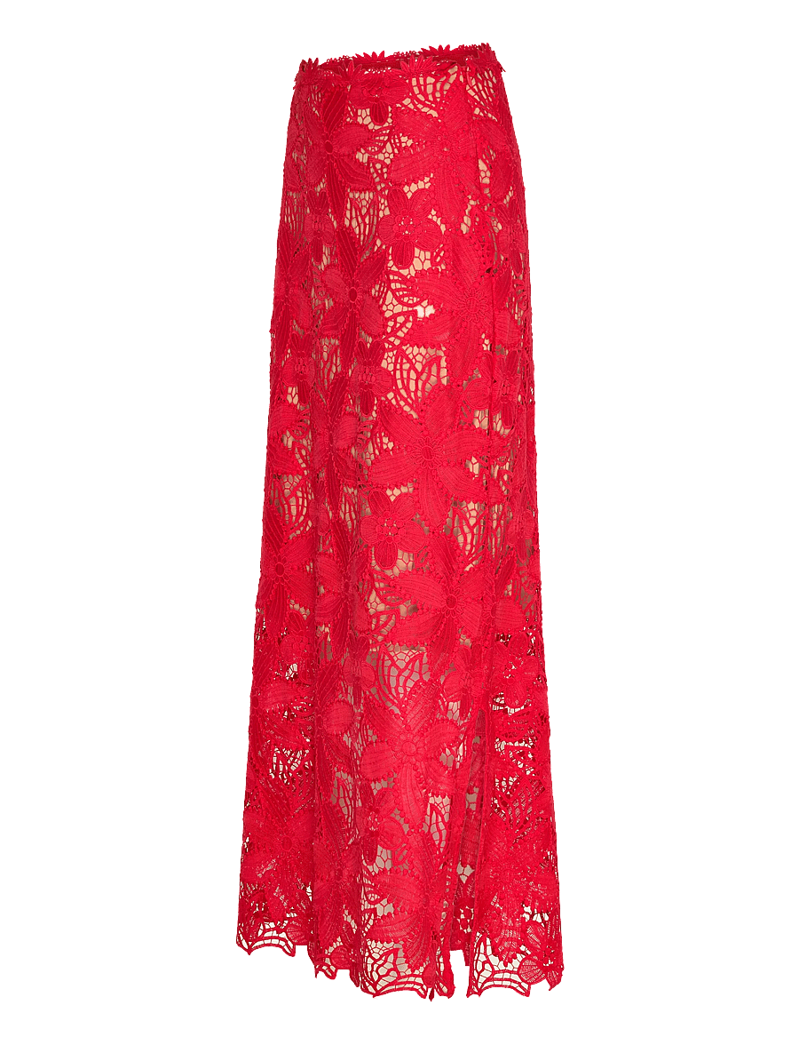 Bruuns Bazaar - NypaBBJoani skirt - midi rokken - true red - 3