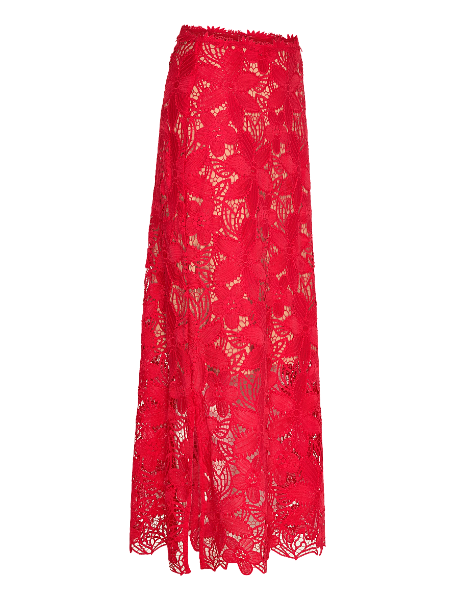 Bruuns Bazaar - NypaBBJoani skirt - midi rokken - true red - 4