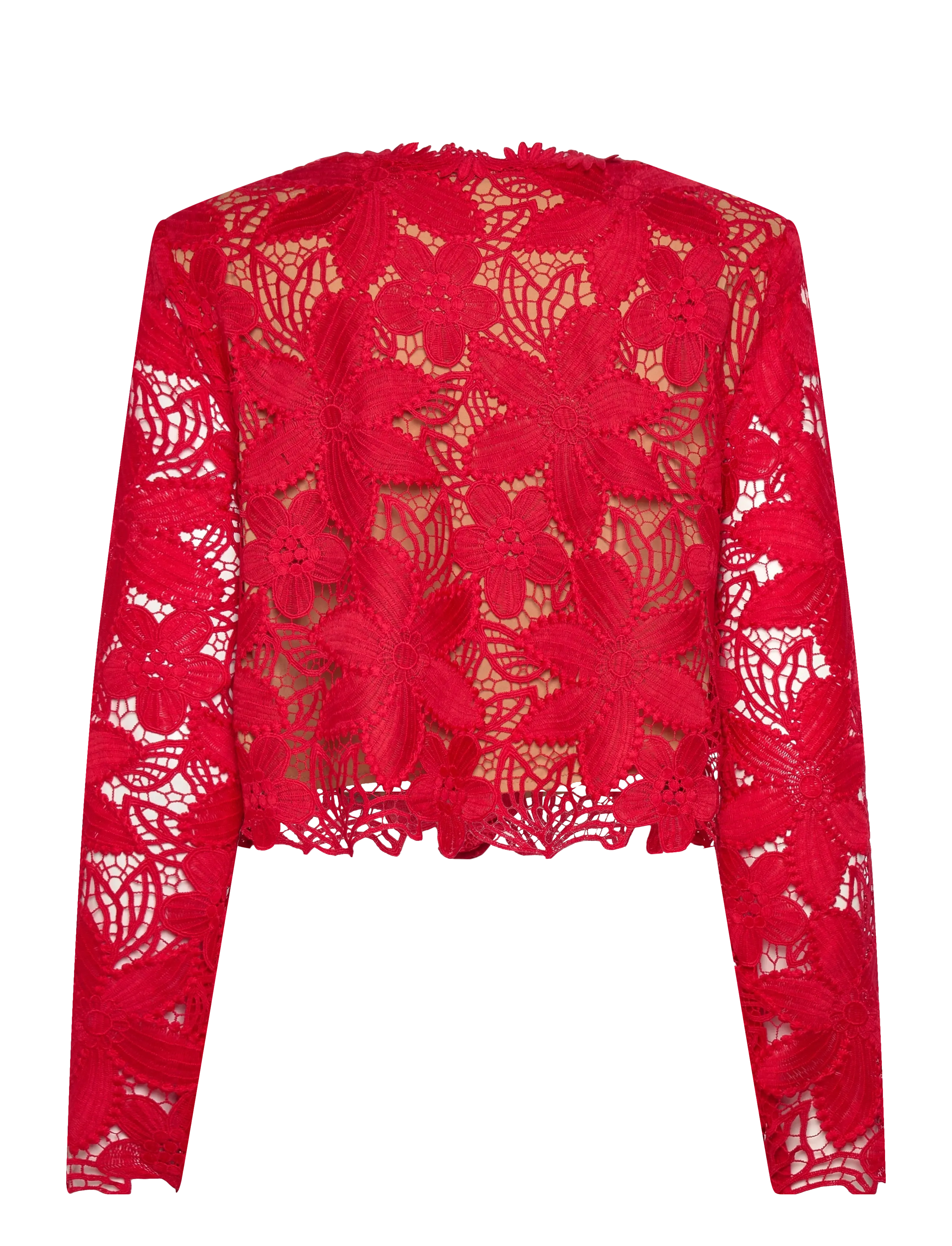Bruuns Bazaar - NypaBBToqa jacket - long-sleeved blouses - true red - 2