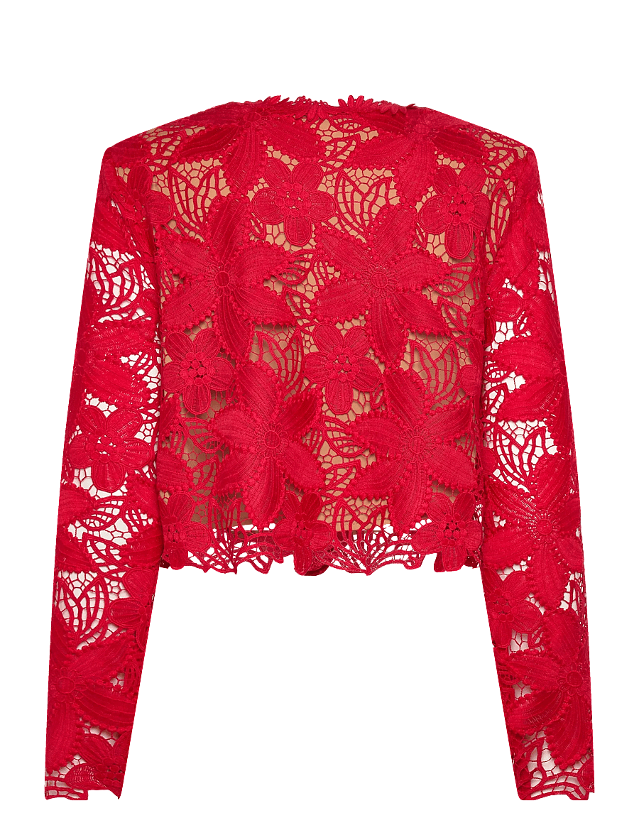 Bruuns Bazaar - NypaBBToqa jacket - blūzes ar garām piedurknēm - true red - 2