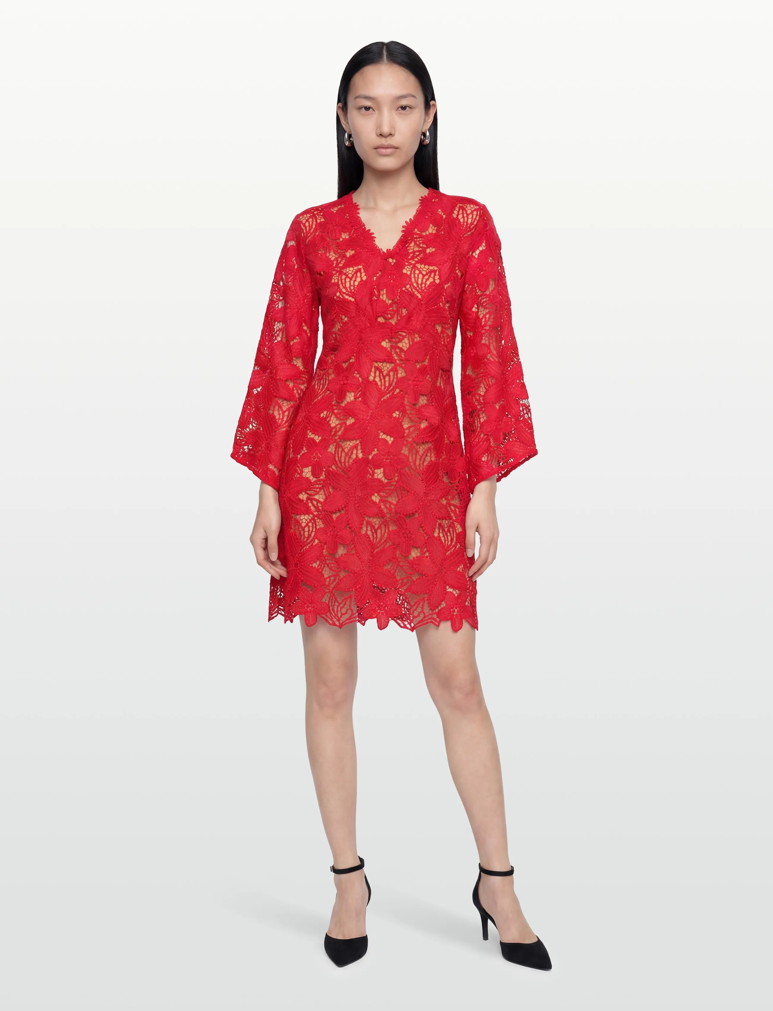 Bruuns Bazaar NypaBBToruna dress - Cocktailkjoler - TRUE RED / red