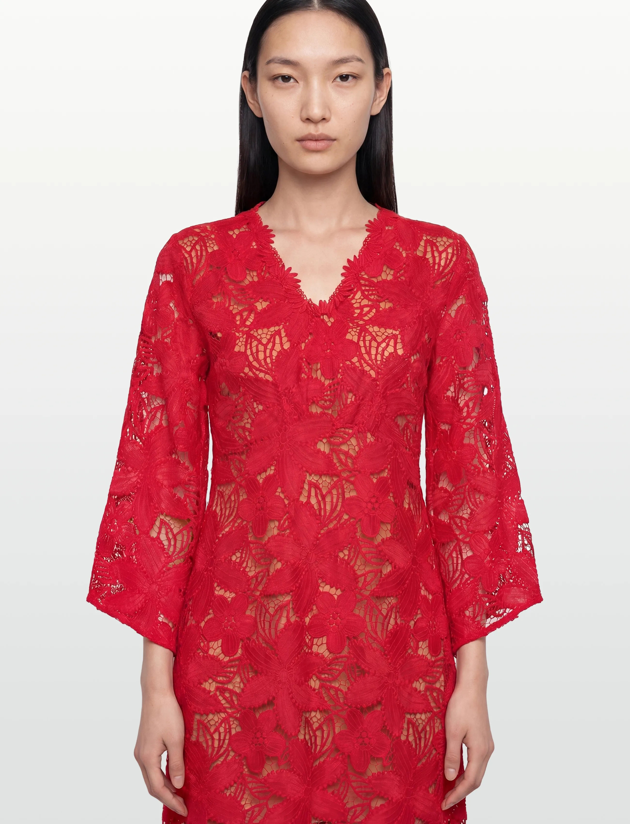 Bruuns Bazaar - NypaBBToruna dress - kokteiļkleitas - true red - 3
