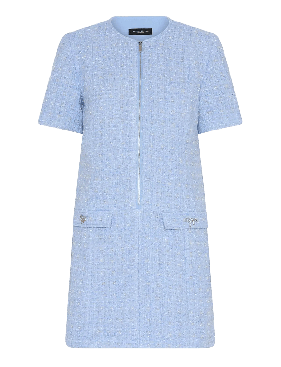 Bruuns Bazaar - AttaleaBBZenny dress - midi-jurken - light blue - 1