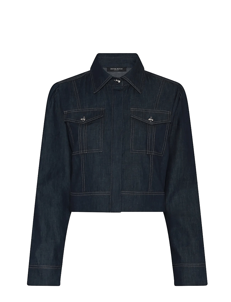 Bruuns Bazaar - ChambraBBGlorita shirt - jeansjacken - denim blue - 1