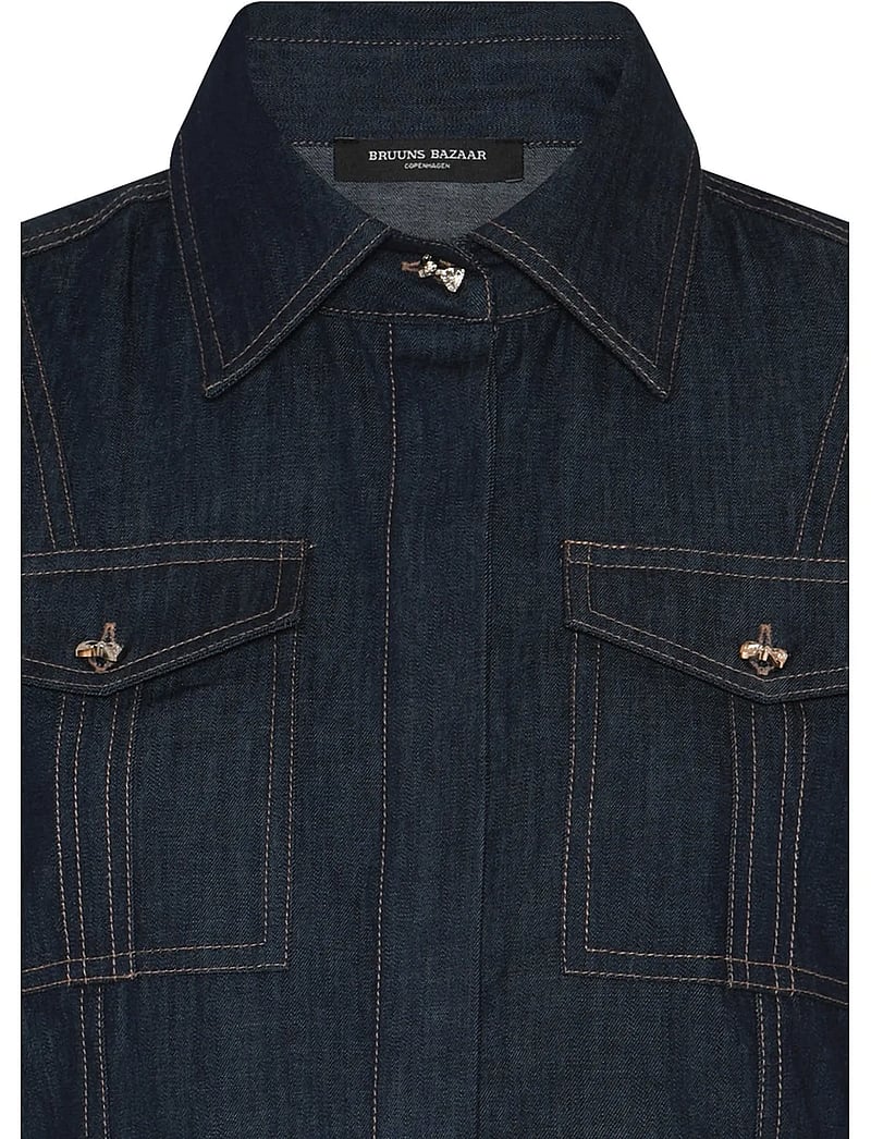 Bruuns Bazaar - ChambraBBGlorita shirt - jeansjacken - denim blue - 3