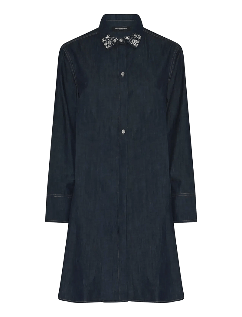 Bruuns Bazaar - ChambraBBYinata dress - skjortekjoler - denim blue - 1