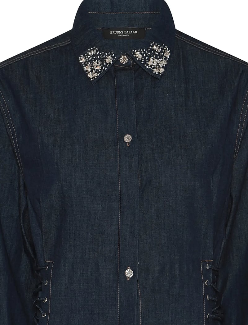 Bruuns Bazaar - ChambraBBYinata dress - skjortekjoler - denim blue - 2