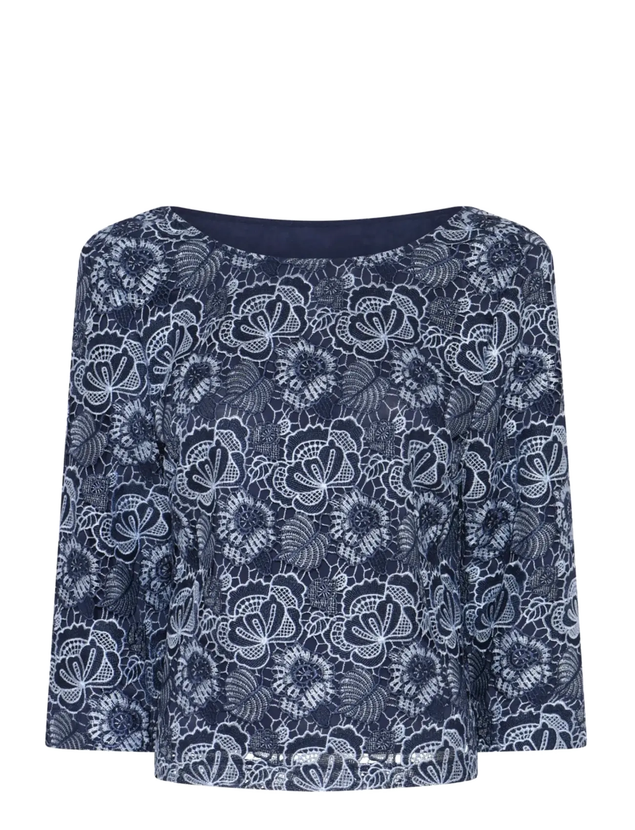 Bruuns Bazaar MauritiaBBIgnara blouse - Transitional Layering - BLUE FLOWER / navy