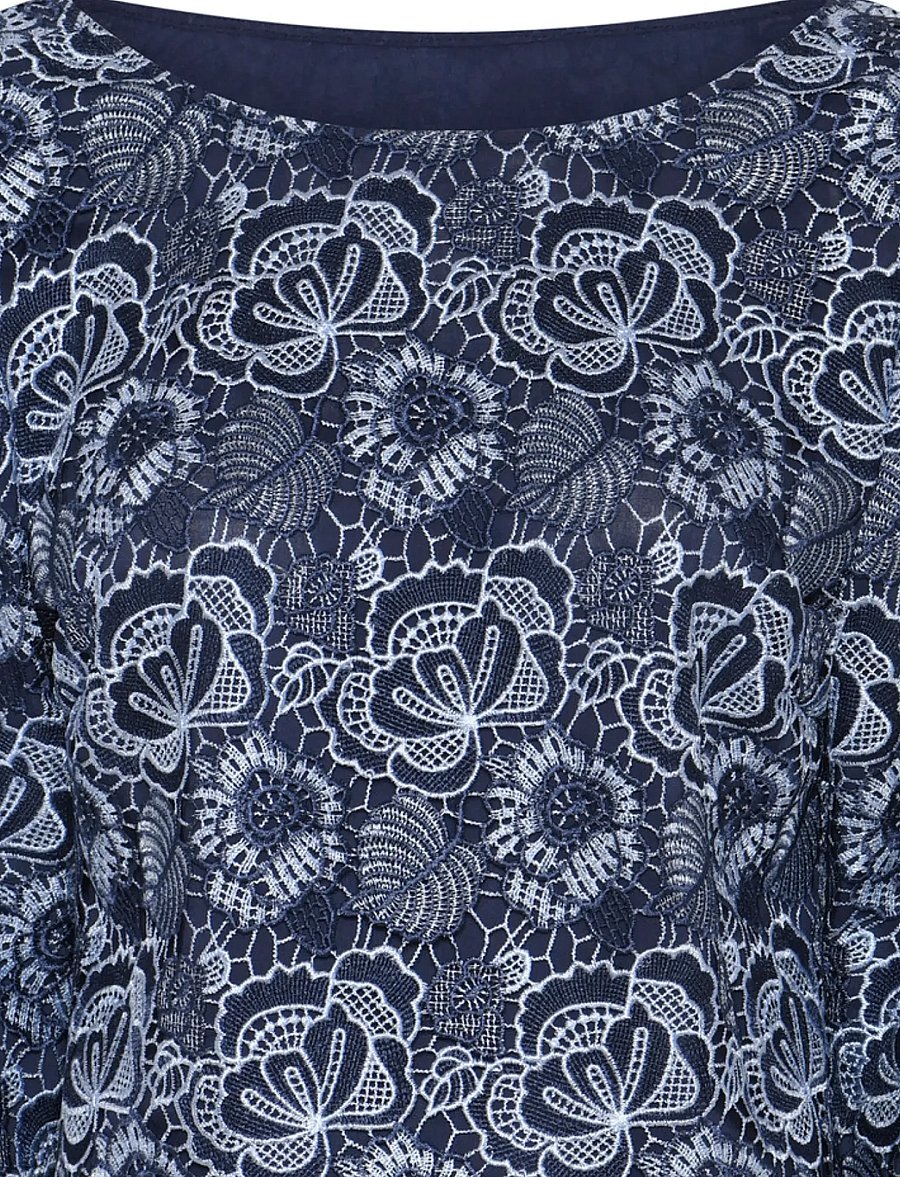 Bruuns Bazaar - MauritiaBBIgnara blouse - langærmede bluser - blue flower - 3