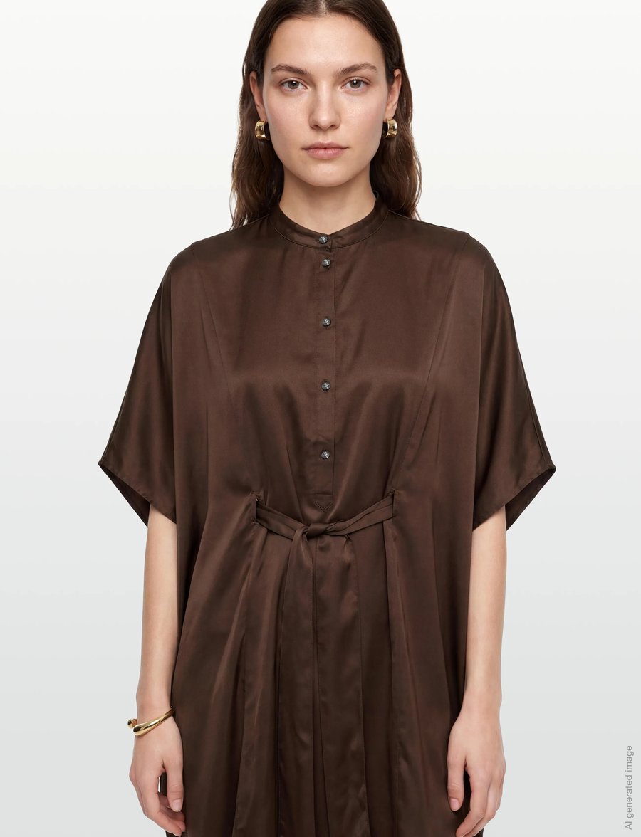 Bruuns Bazaar - KorthalsiaBBTireva dress - chestnut - 3
