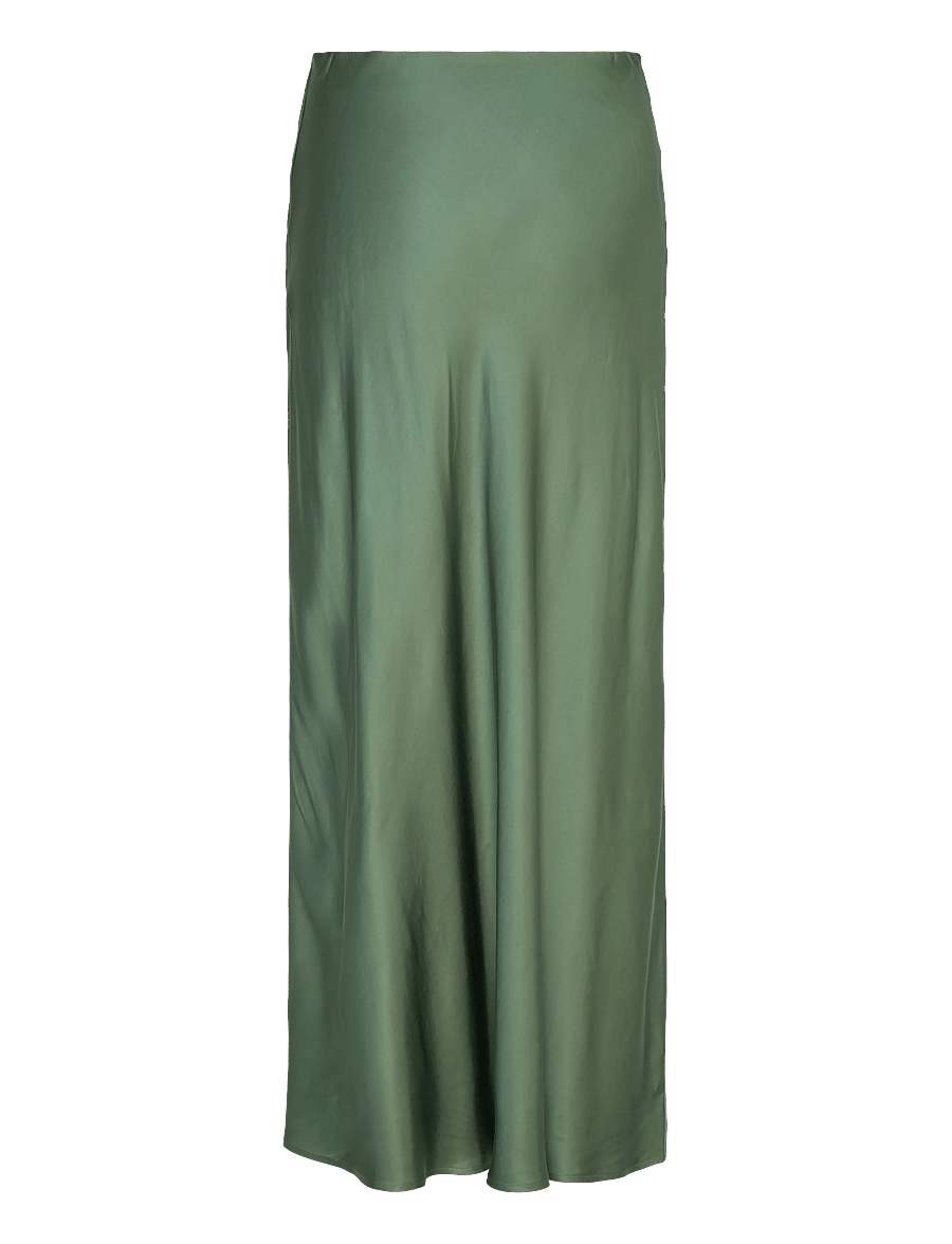 Bruuns Bazaar - KorthalsiaBBJoanelle skirt - satinröcke - sweet green - 1
