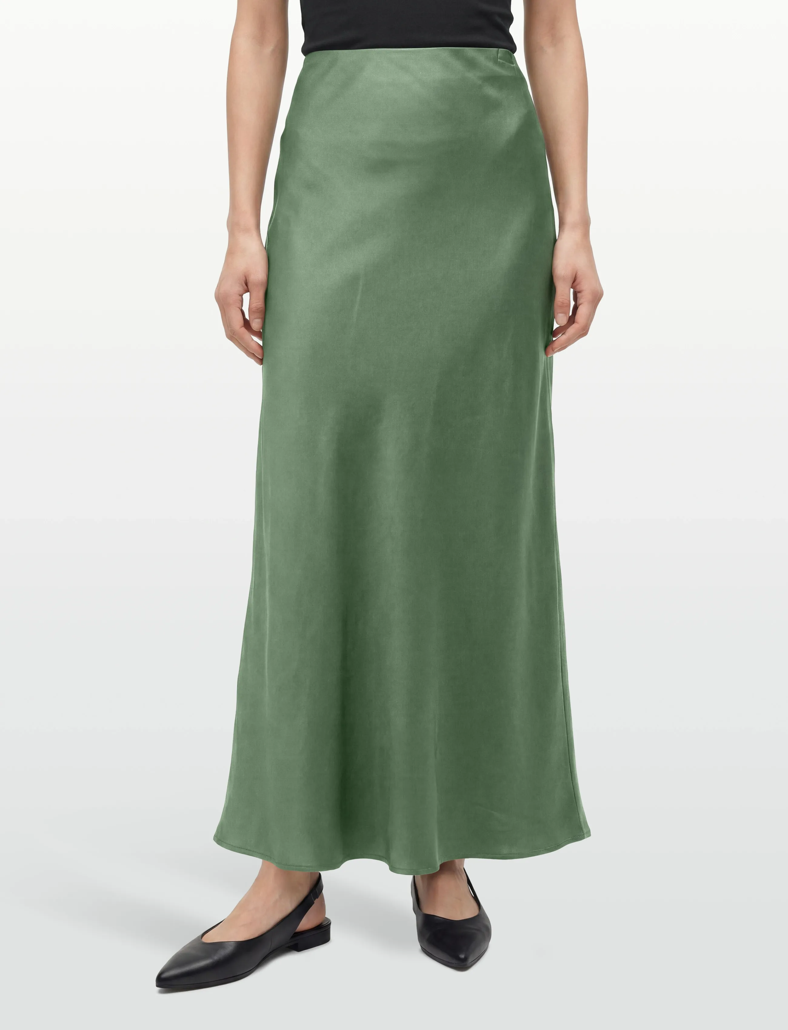 Bruuns Bazaar - KorthalsiaBBJoanelle skirt - satiinist seelikud - sweet green - 3