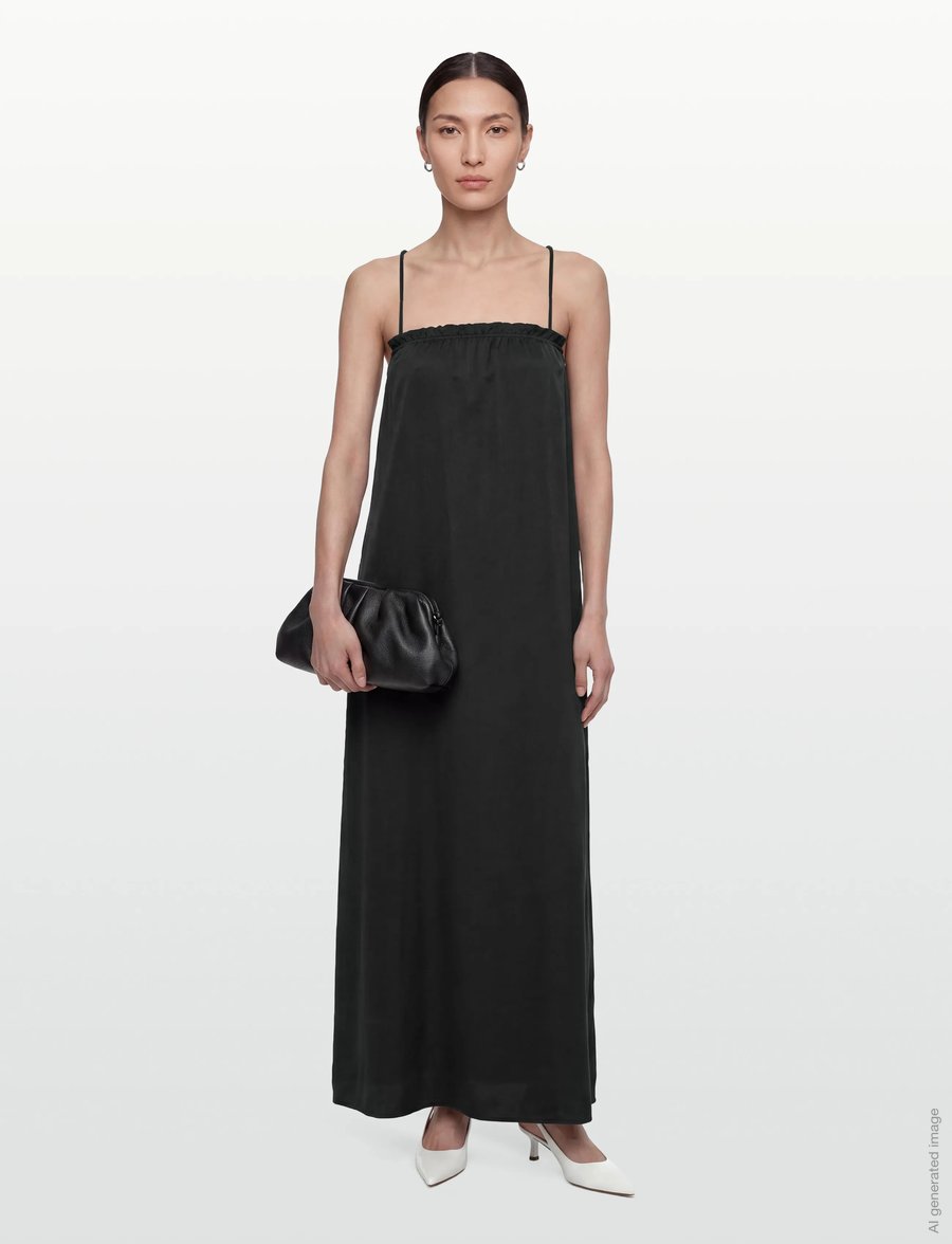 Bruuns Bazaar - KorthalsiaBBTora dress - „slip" suknelės - black - 0