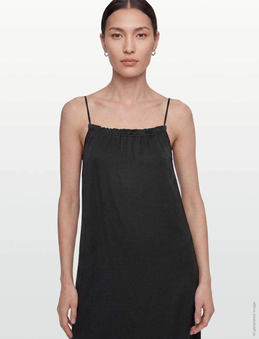 Bruuns Bazaar - KorthalsiaBBTora dress - „slip" suknelės - black - 3