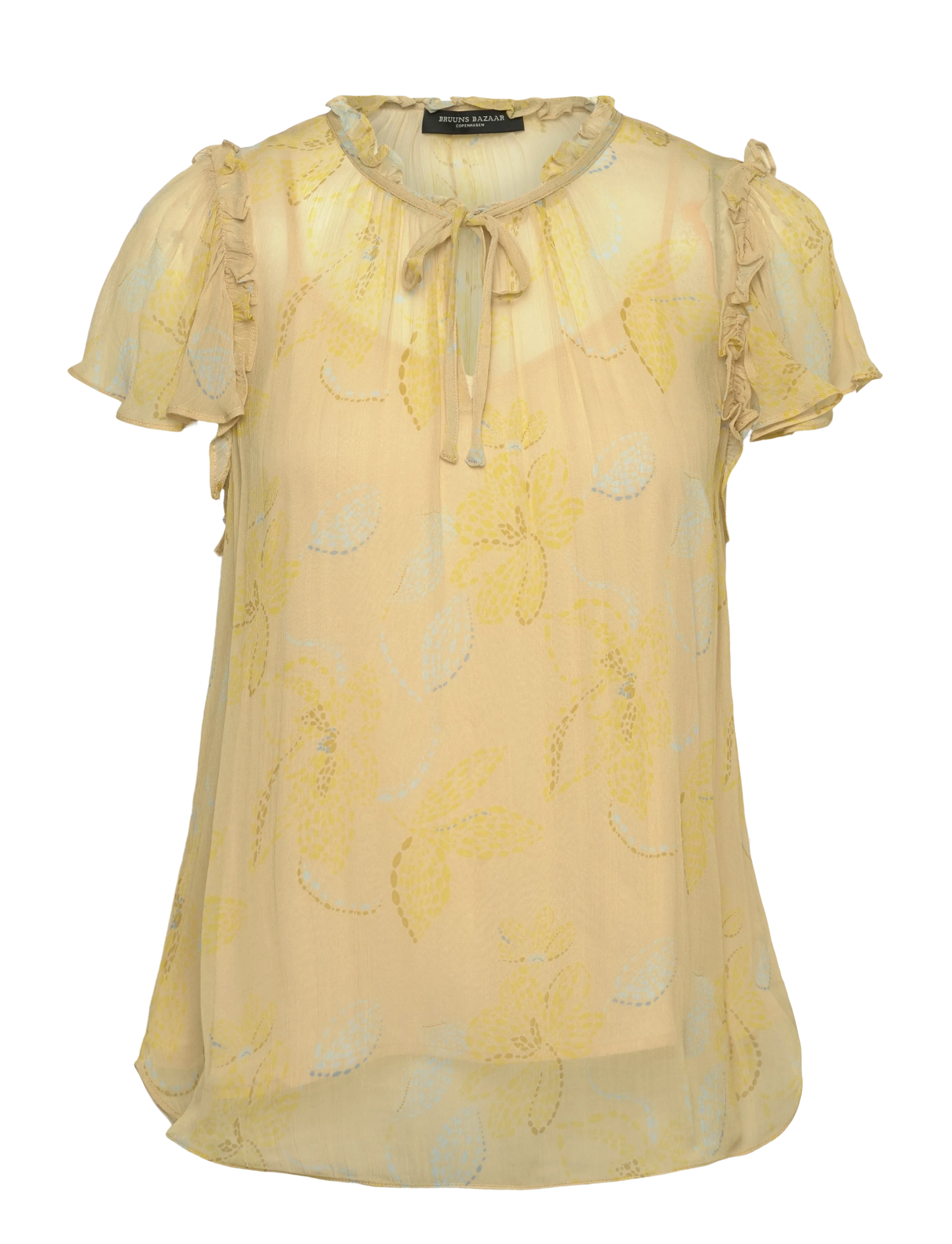BRUUNS BAZAAR Iriarteabbsabina Bluse Gelb - 42 - Damen