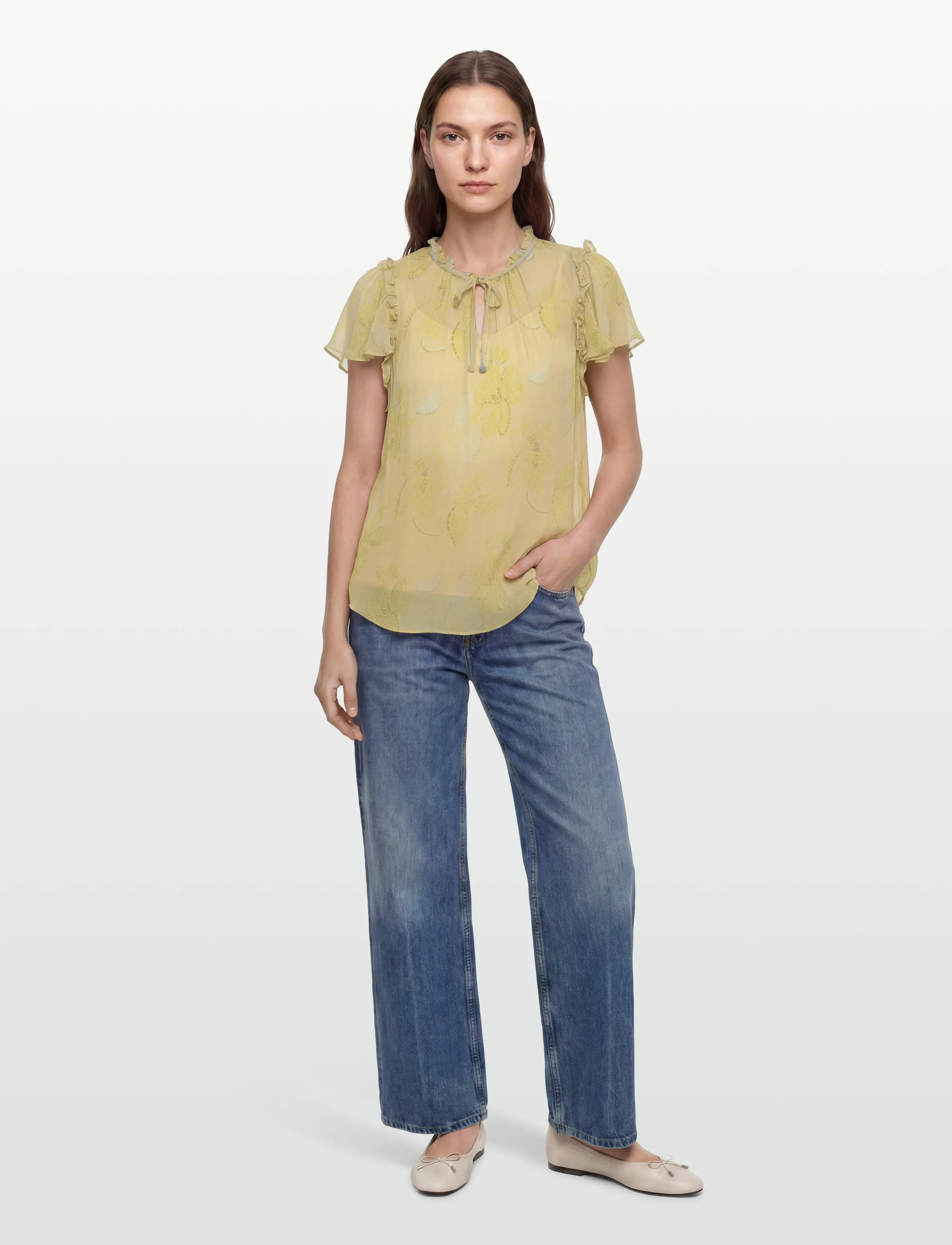 Bruuns Bazaar - IriarteaBBSabina blouse - kurzämlige blusen - summer print - 0