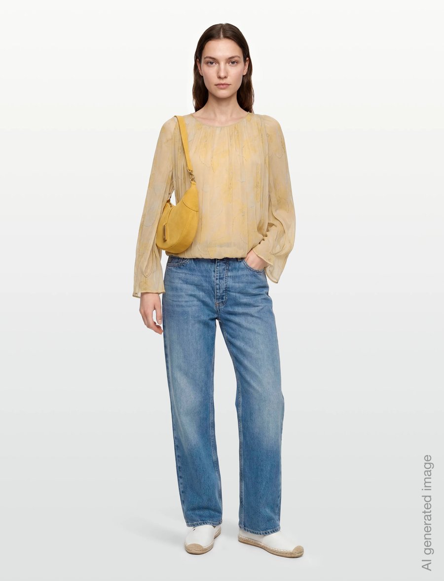 Bruuns Bazaar - IriarteaBBToula blouse - langärmelige blusen - summer print - 0