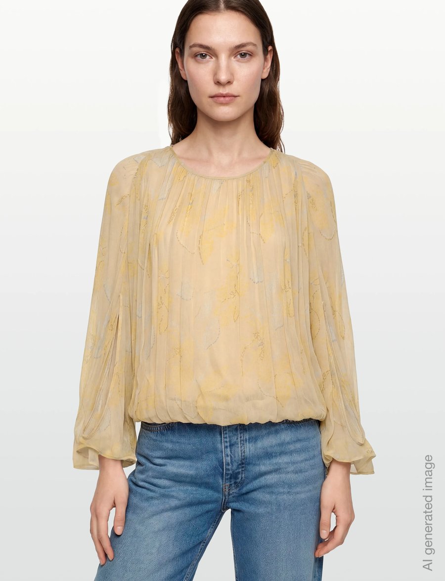 Bruuns Bazaar - IriarteaBBToula blouse - langärmelige blusen - summer print - 3