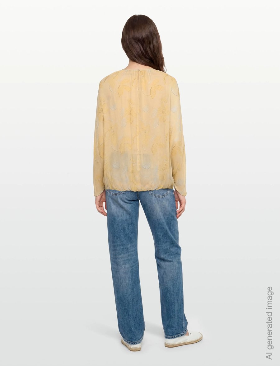 Bruuns Bazaar - IriarteaBBToula blouse - langärmelige blusen - summer print - 4