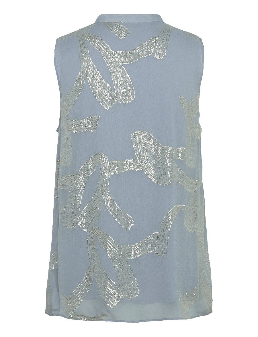 Bruuns Bazaar - AmmandraBBTracey top - Ärmlösa blusar - eventide blue - 2