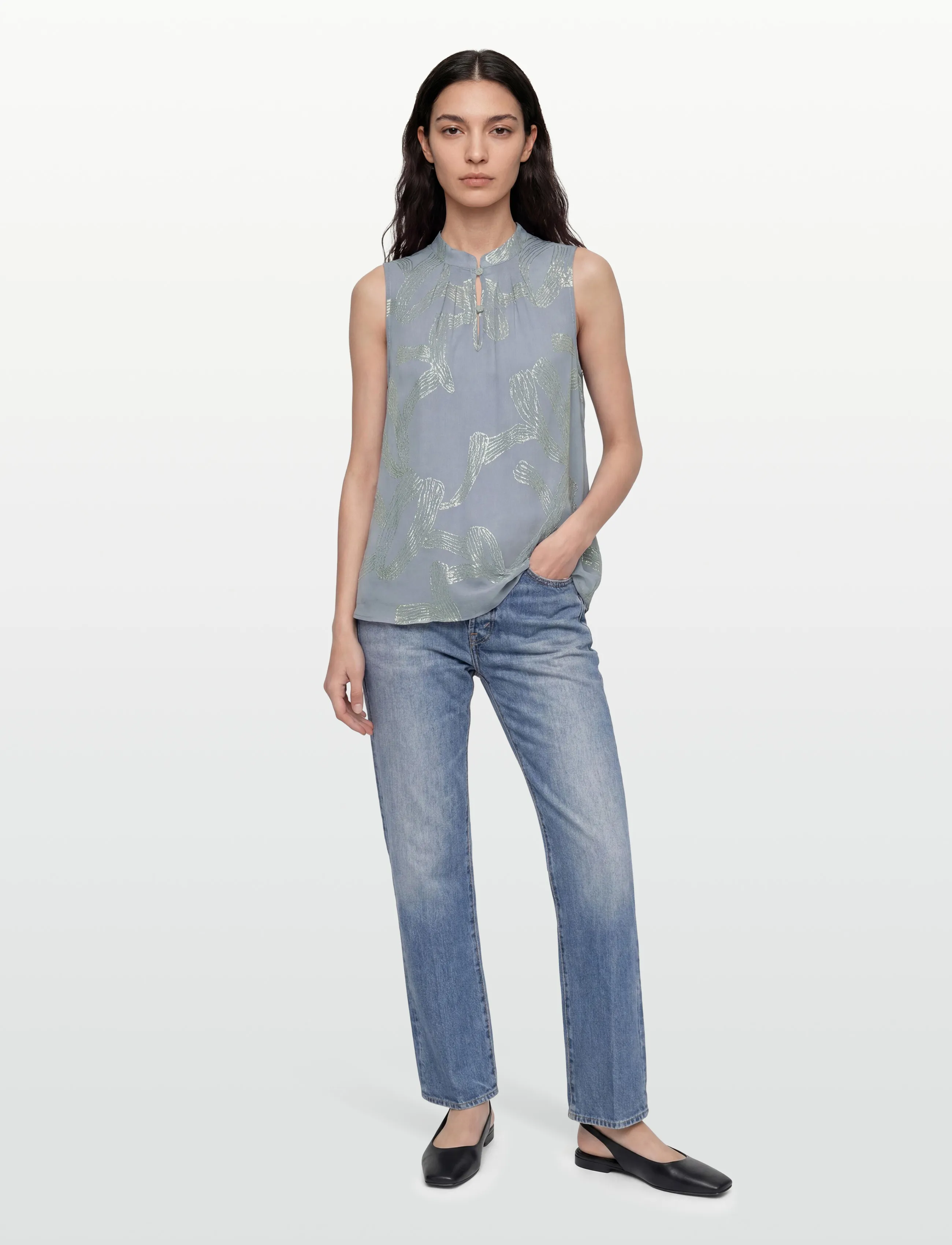 Bruuns Bazaar AmmandraBBTracey top - Ærmeløse bluser - EVENTIDE BLUE / blue