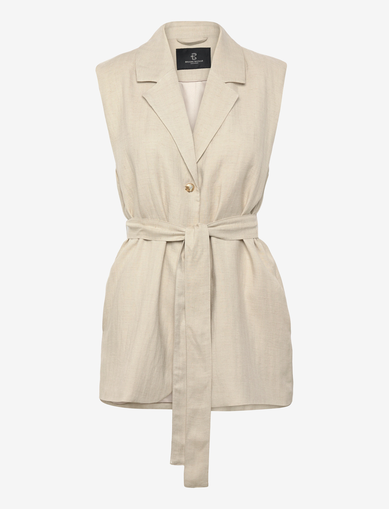 Bruuns Bazaar - AphandraBBEwe vest - vesti - .sand - 0