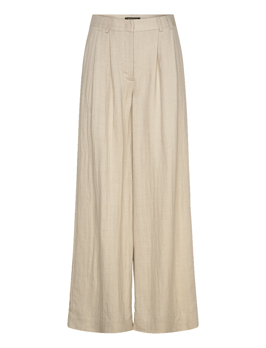 Bruuns Bazaar - AphandraBBHannah pants - kostymbyxor - .sand - 1