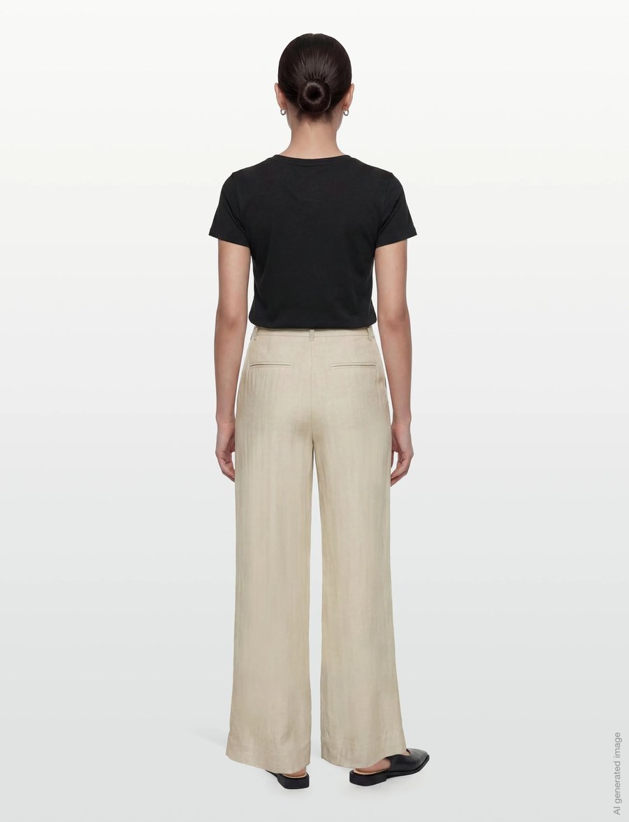 Bruuns Bazaar - AphandraBBHannah pants - kostymbyxor - .sand - 4