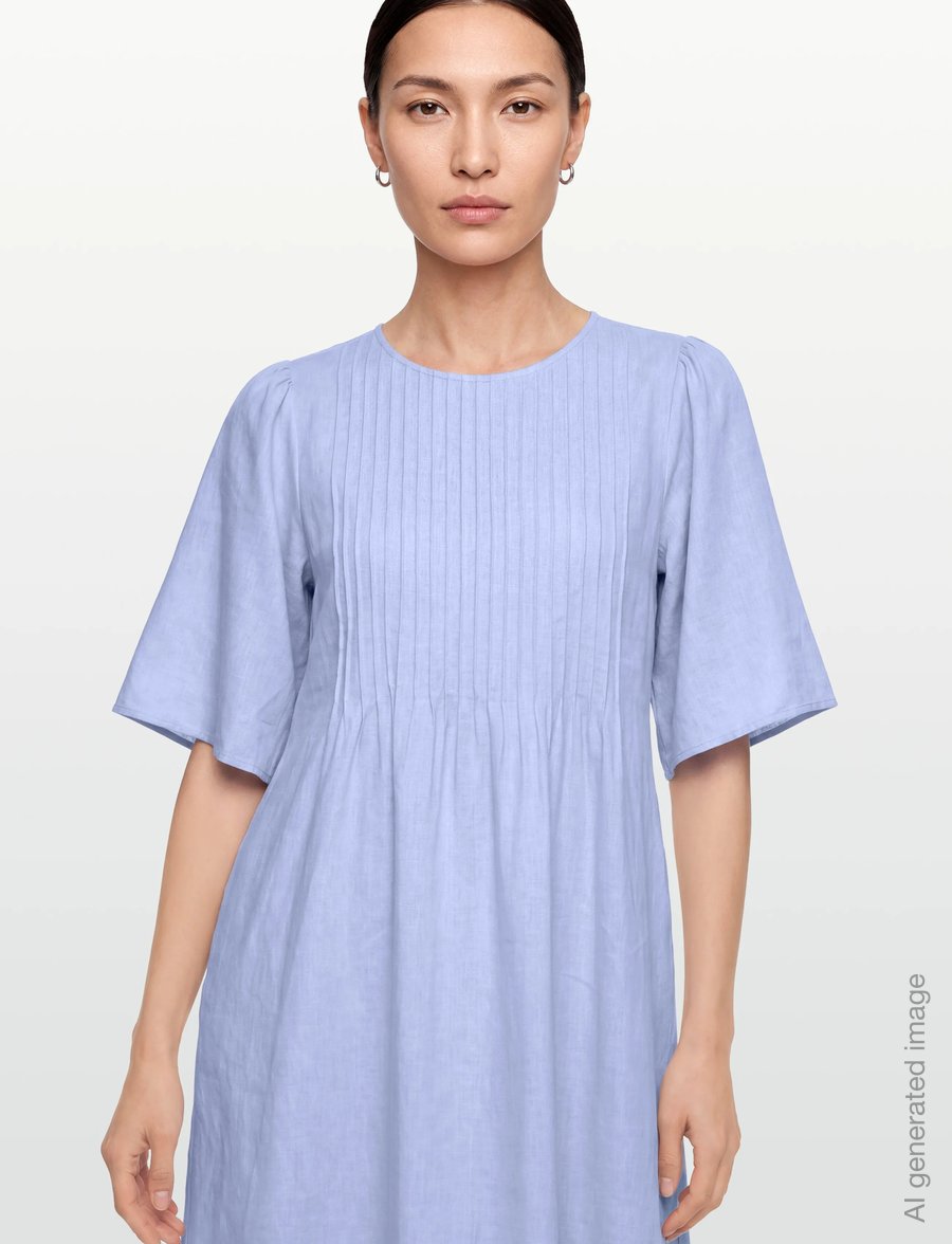 Bruuns Bazaar - LinvisBBSilvena dress - sommarklänningar - eventide blue - 3