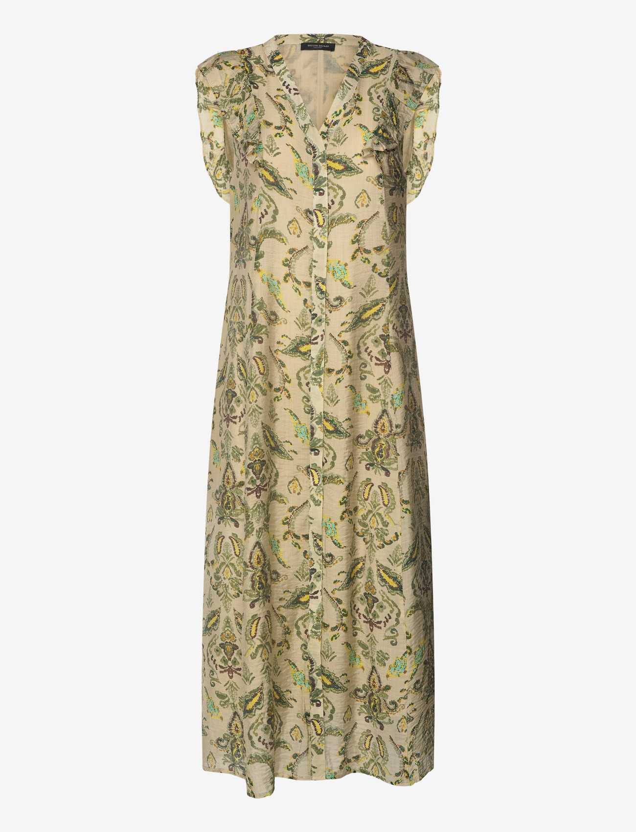 Bruuns Bazaar - DuscleBBFransisca dress - summer dresses - multi green print - 0