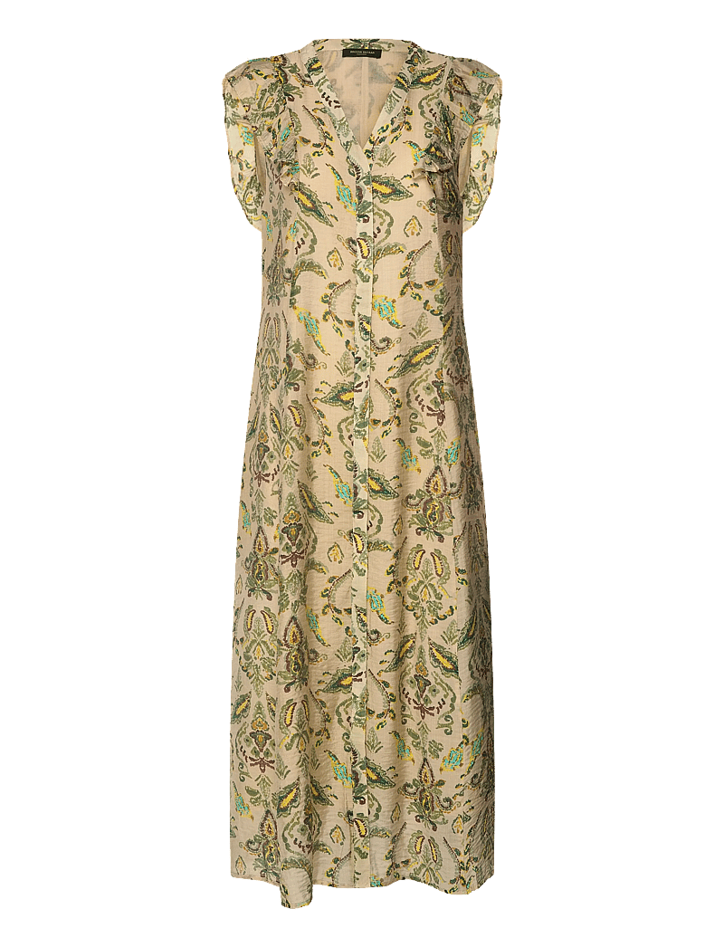 Bruuns Bazaar - DuscleBBFransisca dress - summer dresses - multi green print - 0