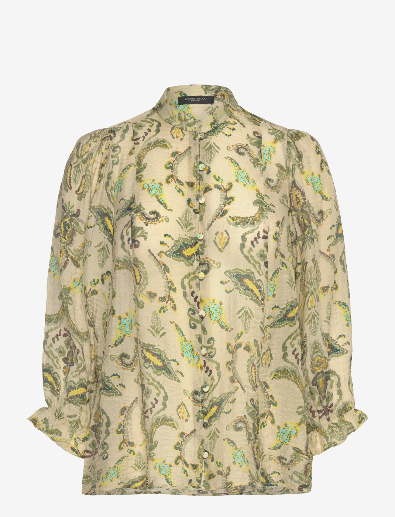 Bruuns Bazaar - DuscleBBVivana shirt - overhemden met lange mouwen - multi green print - 0