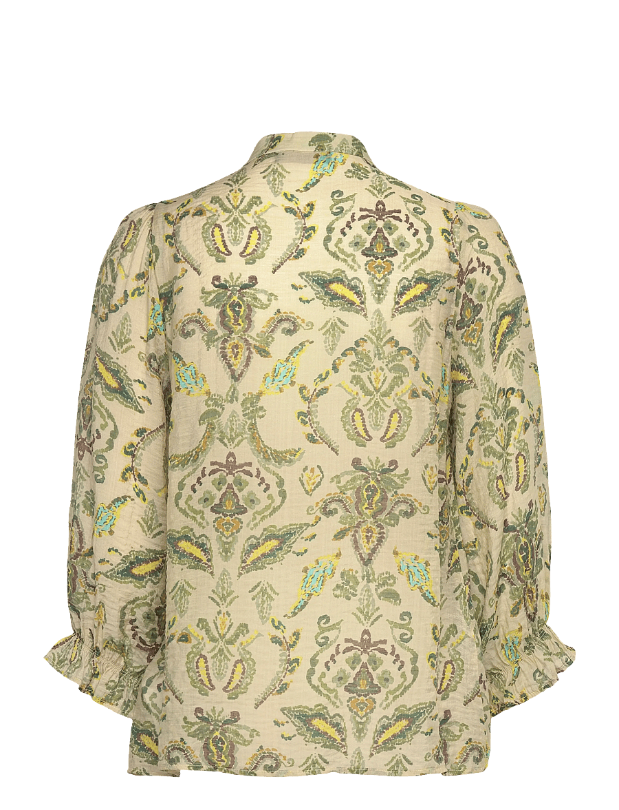Bruuns Bazaar - DuscleBBVivana shirt - chemises à manches longues - multi green print - 1