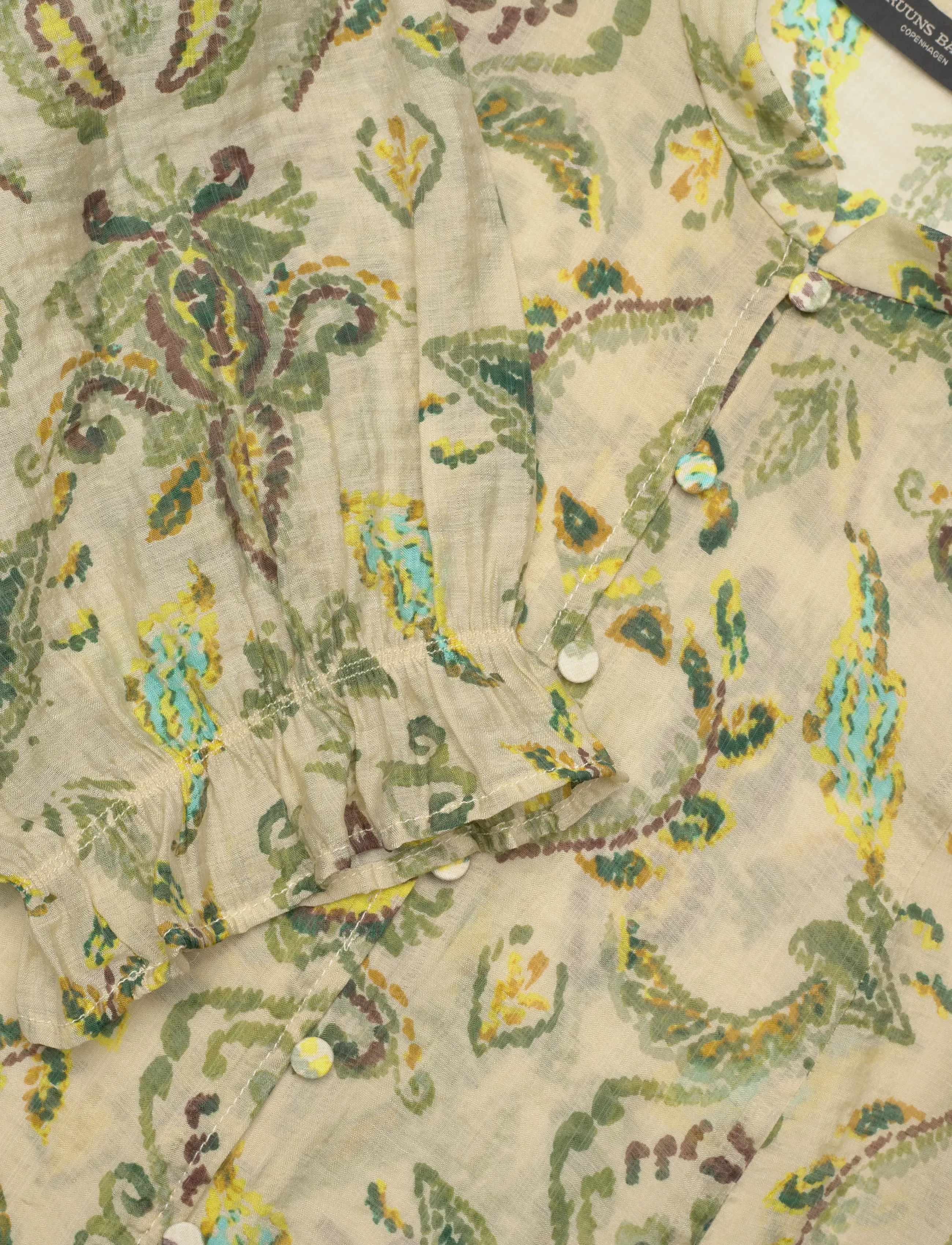 Bruuns Bazaar - DuscleBBVivana shirt - chemises à manches longues - multi green print - 2
