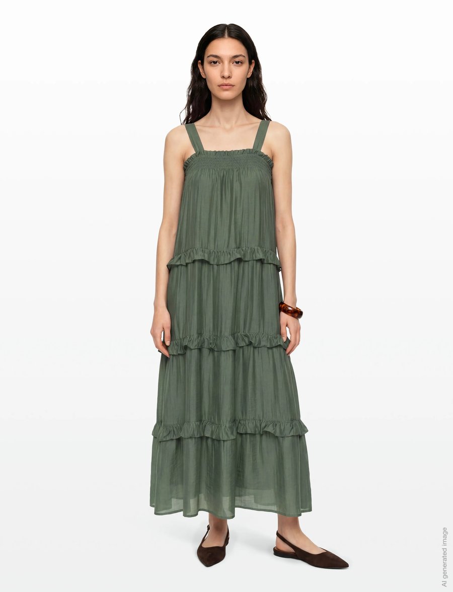 Bruuns Bazaar - TelleaBBChriss dress - sommerkleider - sweet green - 0