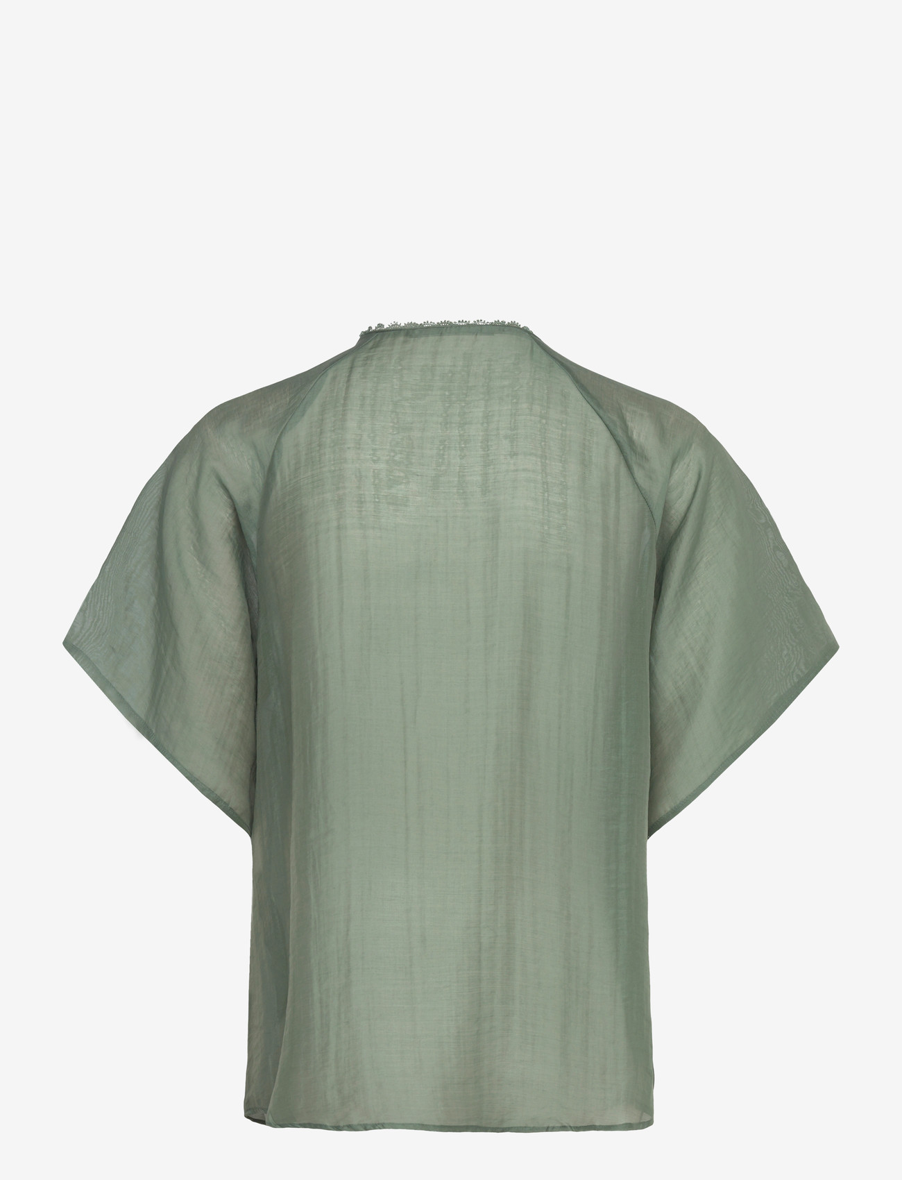 Bruuns Bazaar - TelleaBBKarlya blouse - langärmlige blusen - sweet green - 1