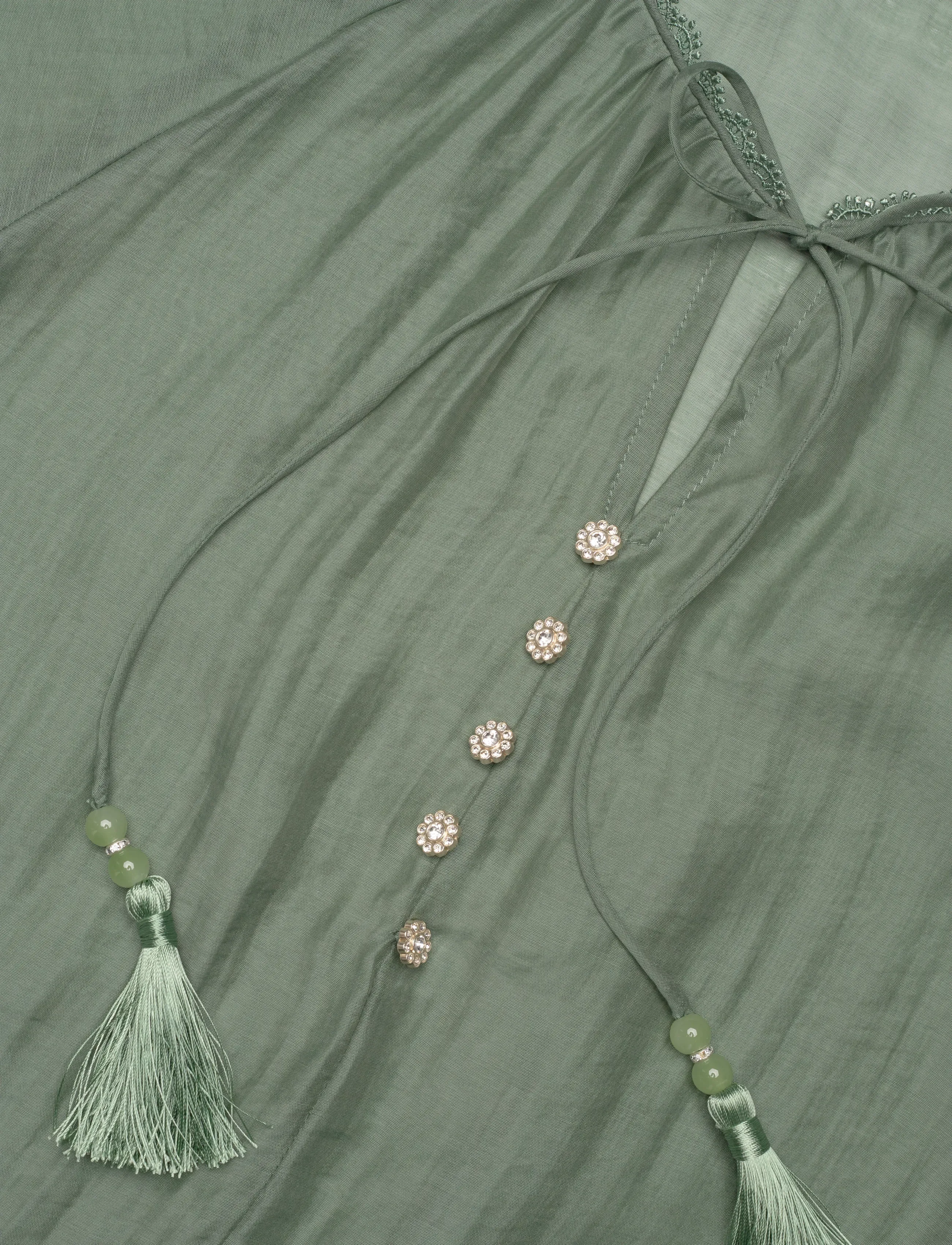 Bruuns Bazaar - TelleaBBKarlya blouse - langärmelige blusen - sweet green - 5